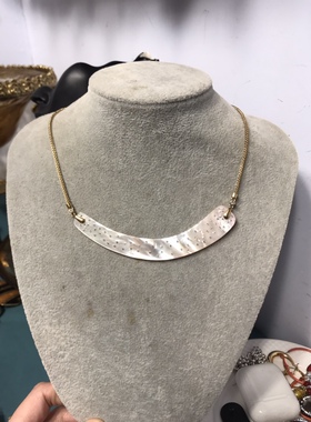 中古monet白母贝短款项链