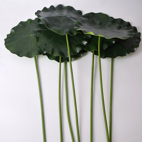 仿真荷花睡莲假荷叶中式餐厅茶馆落地花艺鱼水池装饰花舞蹈道具 - 图2