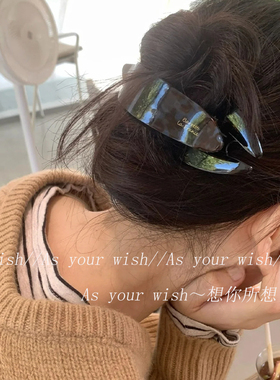 法式慵懒感发夹女新款高级感