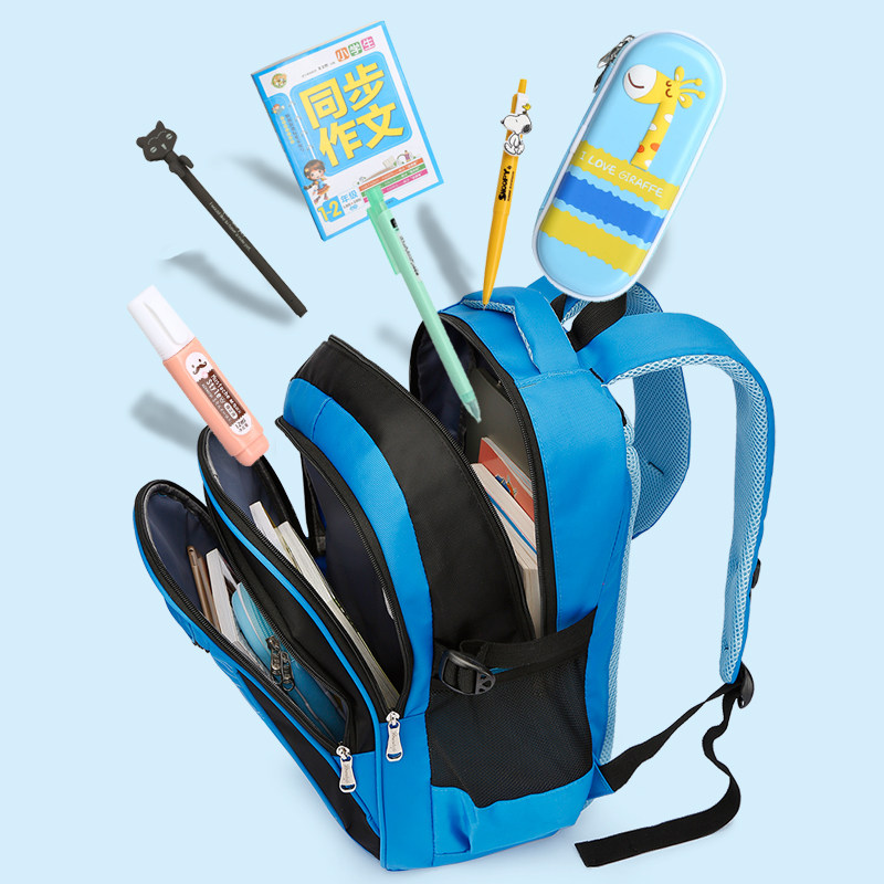 小学生男孩1-3-6年级拉杆书包 浩爵双肩背包