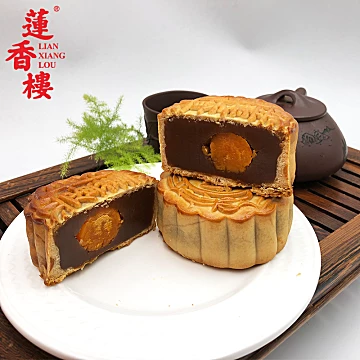 广式【中秋月饼礼盒】蛋黄纯正莲蓉187.5g*4[3元优惠券]-寻折猪