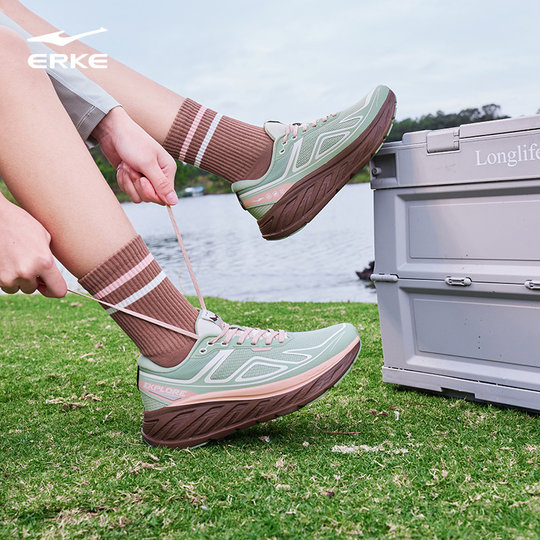 Женские кроссовки Chiye Hongxing Erke, противоскользящая уличная обувь