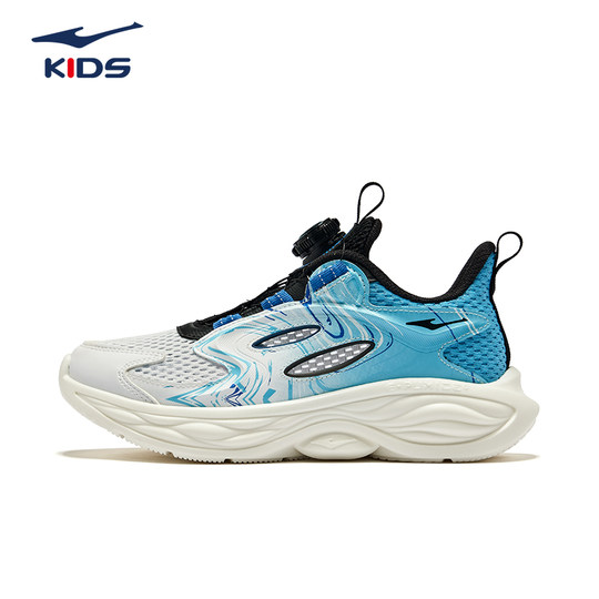 迹星鸿星尔克童鞋秋冬新款男童运动鞋女童网面百搭休闲鞋防滑鞋子