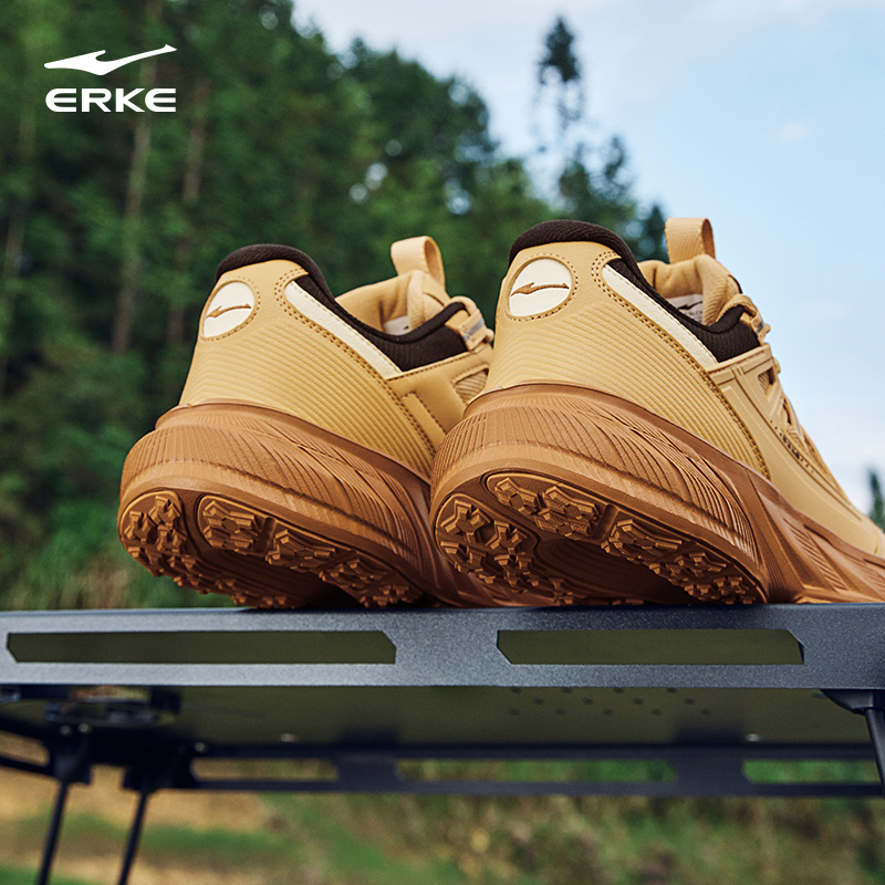 鸿星尔克旷野|运动鞋男秋冬减震防滑跑步鞋户外耐磨徒步鞋休闲鞋