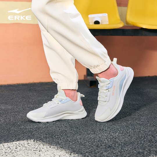 Hongxing Erke women's soft-soled cushioning and wear-resistant running shoes