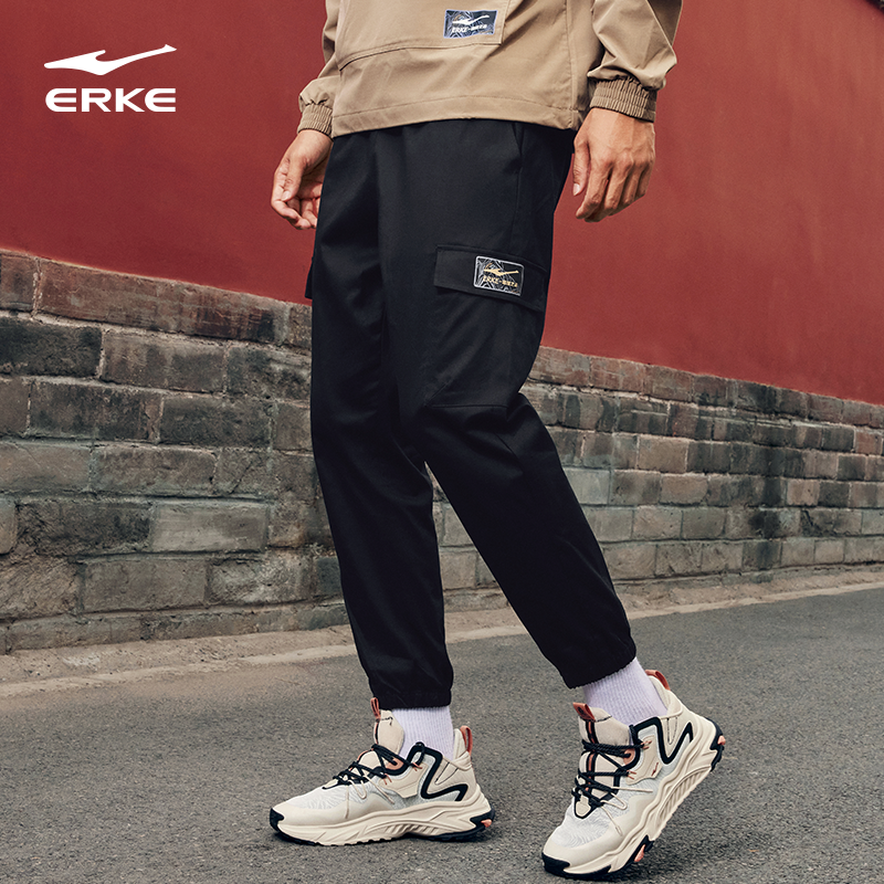 五岳独尊丨鸿星尔克运动2022工装裤 鸿星尔克运动长裤