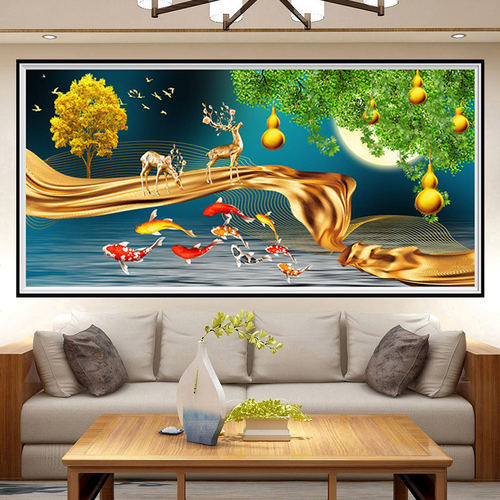 欧式自粘墙贴画轻奢客厅装饰画现代简约沙发背景墙纸卧室壁画贴纸 - 图2