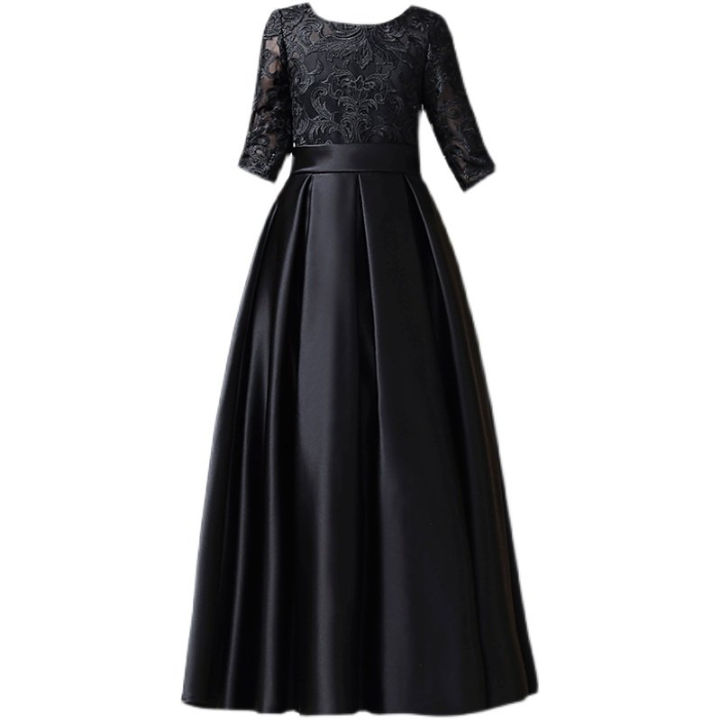 精选女童高e端黑色公主裙中大童钢琴演出小提琴演奏服儿童乐团合,淘宝优惠券,粉丝福利购,淘宝优惠卷