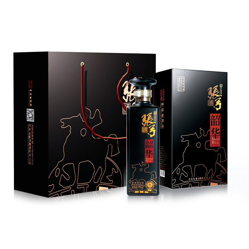 【中华老字号】张弓酒韶华52度*6瓶浓香型固态纯粮食白酒整箱特价