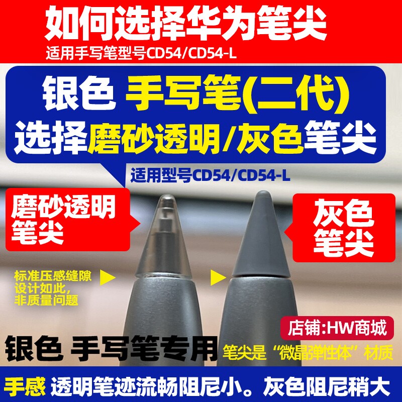 华为原装笔尖m-pencil二代三代星闪手写笔头笔芯阻尼mpencil2/3