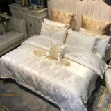 Комплект, хлопковое покрывало, высококлассный пододеяльник, европейский стиль, 4 предмета