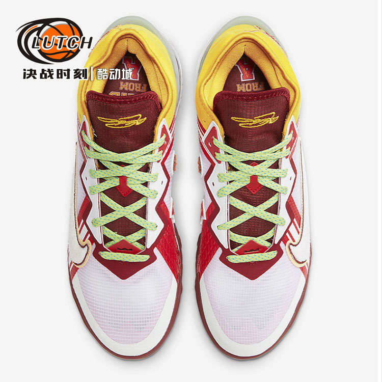 Nike LeBron 18 LOW耐克阿克伦之子男女运动缓震篮球鞋CV7564-102 - 图0