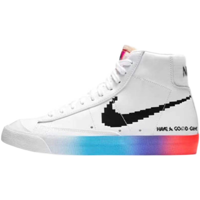 决战时刻Nike Blazer Mid'77英雄联盟电玩开拓者板鞋DC3281-101-图3