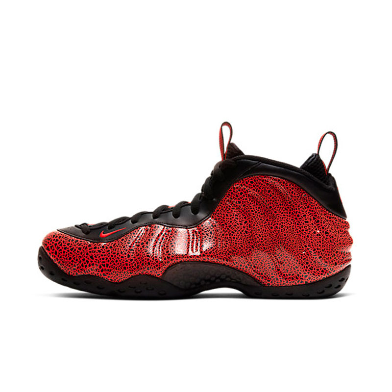 Nike Foamposite One哈达威黑红熔岩喷泡复古篮球鞋 314996-014-图3