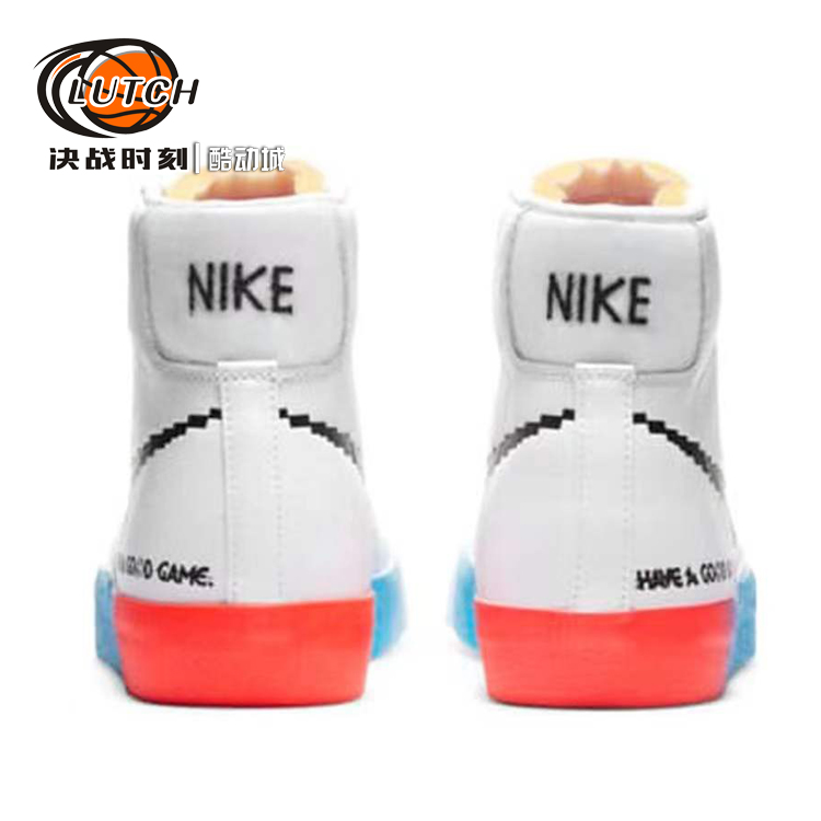 决战时刻Nike Blazer Mid'77英雄联盟电玩开拓者板鞋DC3281-101-图1