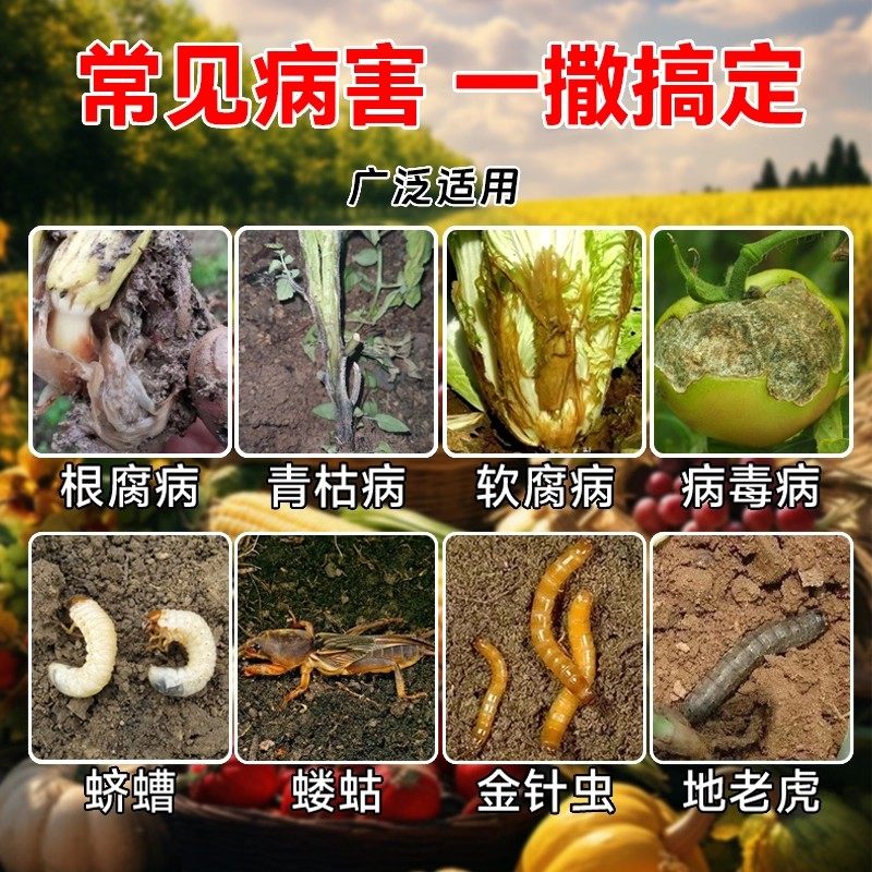 农科院农用无毒无农残撒施型杀虫除虫清菌增肥生根壮苗果蔬通用型,淘宝优惠券,粉丝福利购,淘宝优惠卷