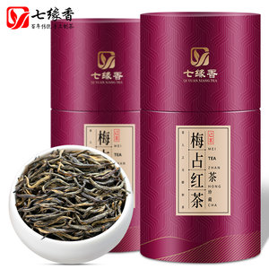 七缘香 梅占红茶特级金骏眉单芽红茶新茶春茶500克礼罐装