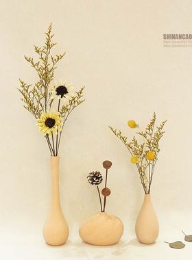 店铺陈列摆件家居饰品中式复古书房禅意茶几餐边柜日式原木风软装