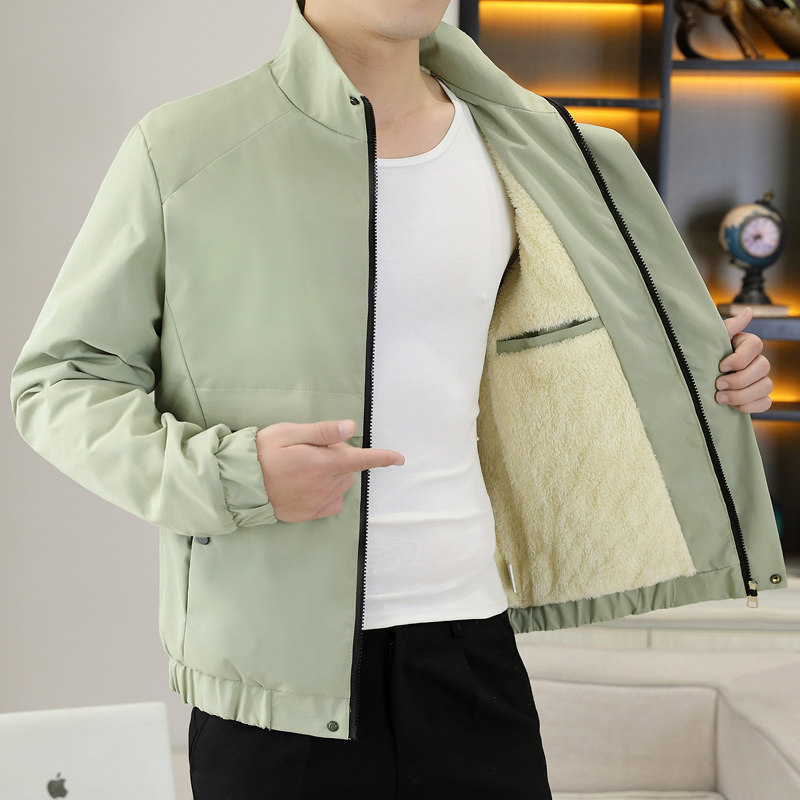 棉衣男士冬季外套2025新款羽绒棉服韩版潮流修身帅气立领夹克棉袄,淘宝优惠券,粉丝福利购,淘宝优惠卷