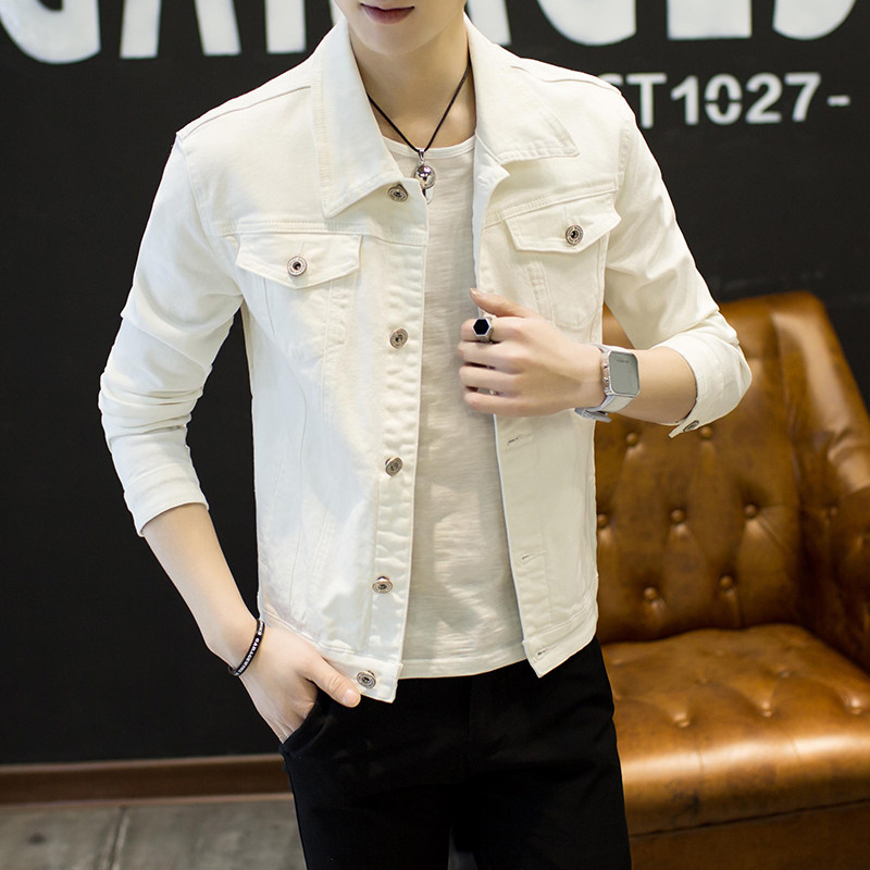 男士牛仔外套春秋季2025新款韩版潮流帅气上衣服男装秋装工装夹克,淘宝优惠券,粉丝福利购,淘宝优惠卷