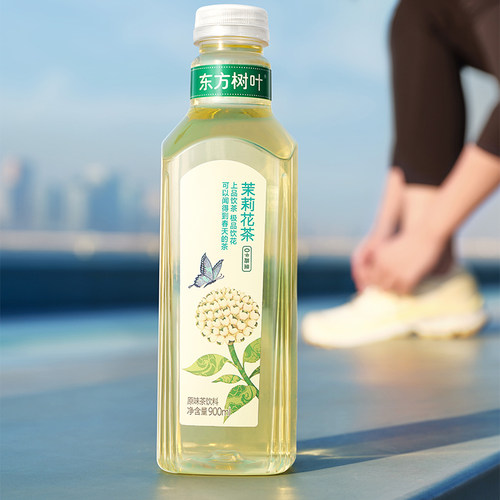 农夫山泉东方树叶900mL*2瓶纯茶饮料大瓶装茉莉花茶饮品无糖茶饮 - 图2