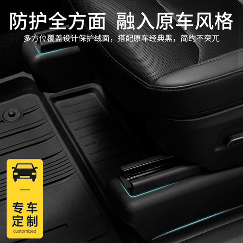 3W全TPE座椅下护角适用特斯拉焕新版ModelY YL座椅防踢垫防护配件 - 图2
