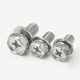 External hexagon three-combination screw 304 stainless steel cross slot with ammunition pad Battery screw Battery fixing screw