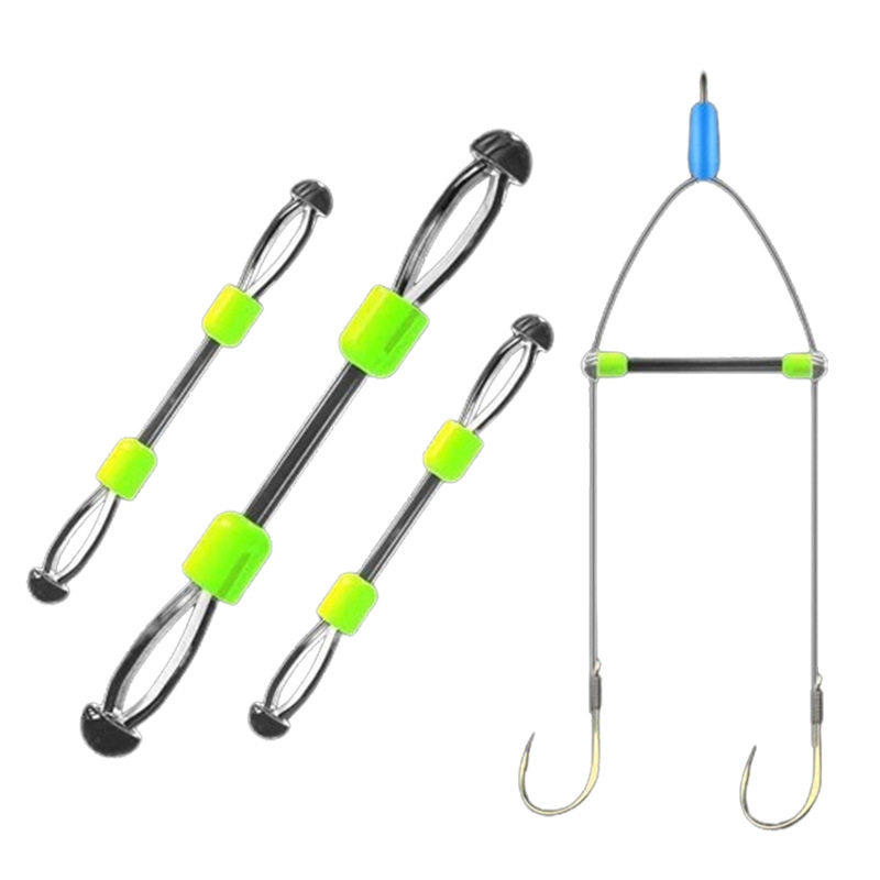 防缠神器豆子线分叉器定距硅胶双钩分钩器鱼线分线器分叉豆钓鱼用,淘宝优惠券,粉丝福利购,淘宝优惠卷