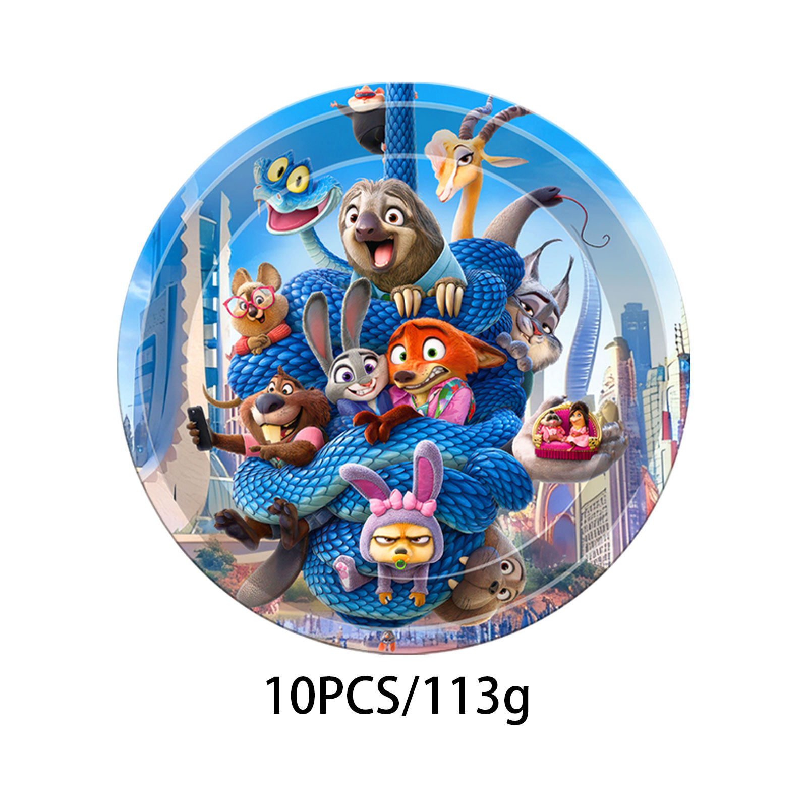 疯狂动物城2生日主题派对套餐拉旗气球纸盘纸杯桌布派对用品装置,淘宝优惠券,粉丝福利购,淘宝优惠卷