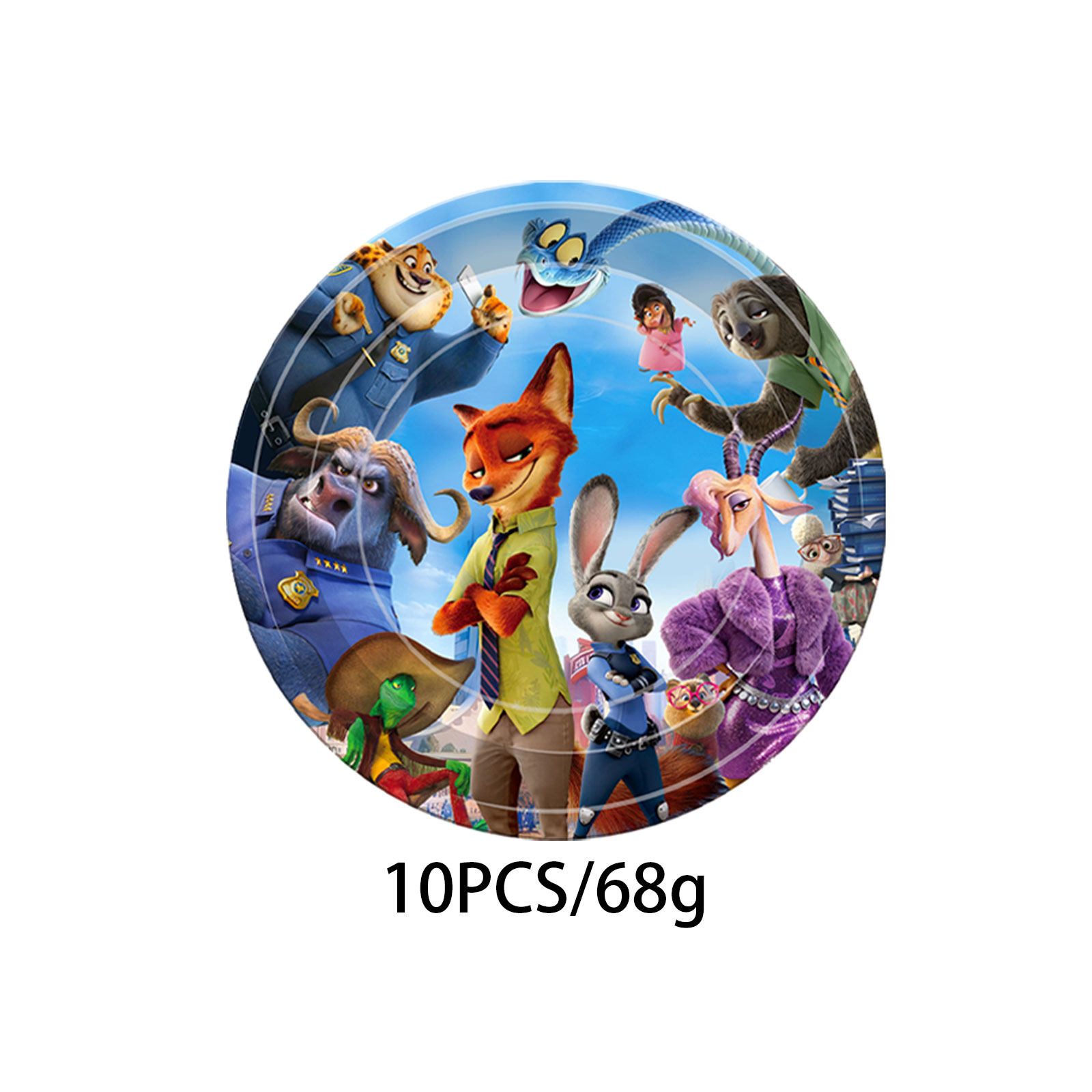 疯狂动物城2生日主题派对套餐拉旗气球纸盘纸杯桌布派对用品装置,淘宝优惠券,粉丝福利购,淘宝优惠卷