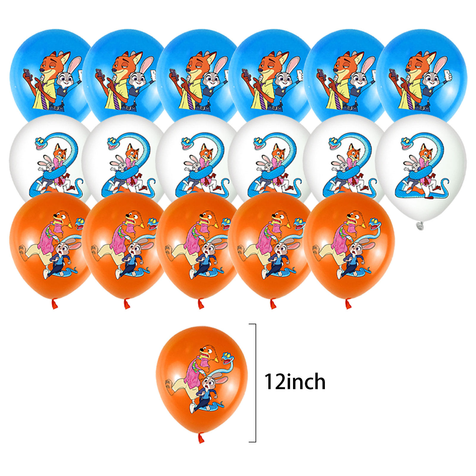 疯狂动物城2派对装饰zootopia生日横幅蛋糕插签螺旋气球拉旗套装,淘宝优惠券,粉丝福利购,淘宝优惠卷