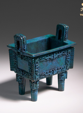 现货铜师傅《司母戊鼎》桌面铜摆件 家居办公室装饰工艺品中式