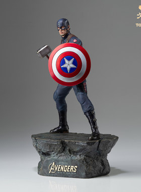 铜师傅《美国队长》漫威系列限量手办 复仇者联盟桌面客厅铜摆件