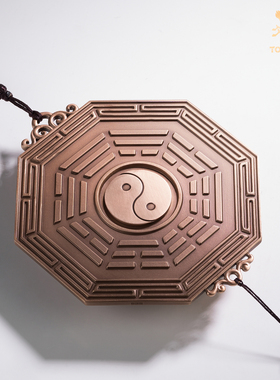 铜师傅《狮咬剑》客厅桌面紫铜挂件 家居装饰工艺品挂饰 中式礼品