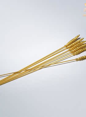 铜师傅全铜中式客厅麦子摆件装饰