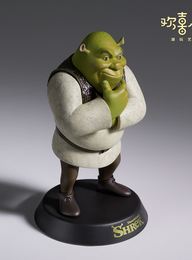 铜师傅 欢喜小将 正版授权《怪物史瑞克》之史瑞克 潮玩手办摆件