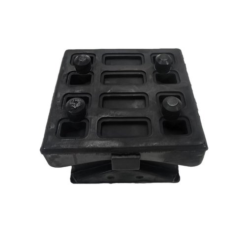 南京依维柯前桥钢板弹性垫块17款得意欧胜前桥横置板簧缓冲减震垫 - 图0