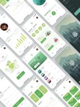 Sleep Relaxation Meditation Mobile Phone APP Interface Music UI Design Xd Sketsch Material Psd Source File H099