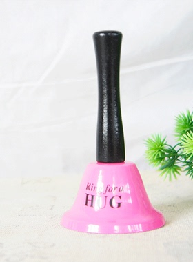 铁艺手摇铃儿童玩具幼儿园早教教具课堂上课铃餐厅酒吧摇铃游戏铃