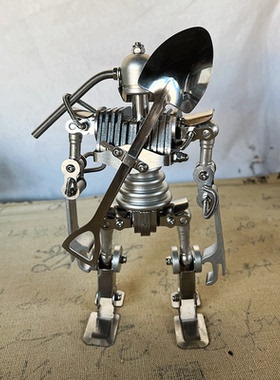 耀莎金属不锈钢机器人模型