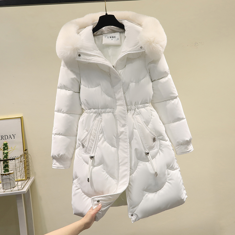 棉服女2023年新款冬季爆款韩版派克服加厚外套中长款棉袄羽绒棉衣