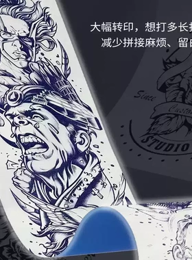 纹身转印机热敏打印写实肖像图