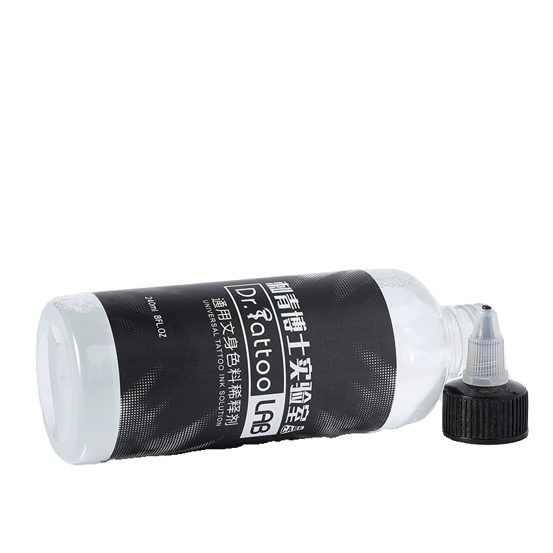 刺青博士纹身色料调和水黑灰稀释液黑色色料专用240ML色料调和液 - 图3