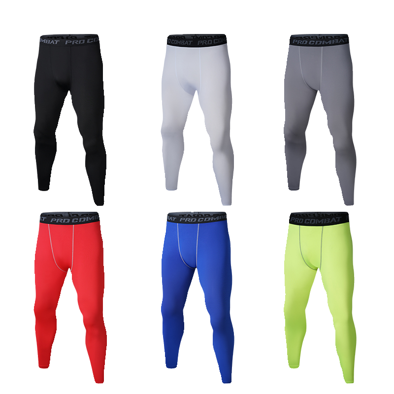 紧身长裤男士户外运动健身九分裤篮球足球训练打底裤跑步速干弹力,淘宝优惠券,粉丝福利购,淘宝优惠卷