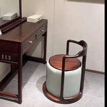 New Chinese Ukim Wood Dresser Makeup Bench Makeup Bedroom Integrated Bedroom Integrated Solid Wood Dresser Table Zen Dei