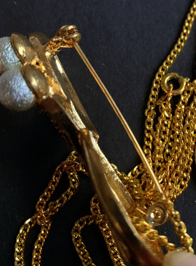 胸针两用多功能钯金独家孤品项链