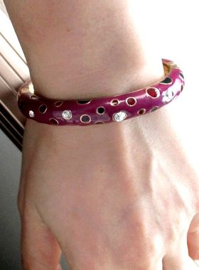 撞色大方欧美风复古独家孤品手镯