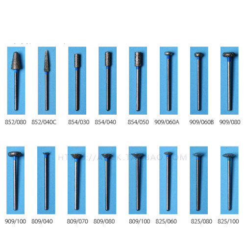 牙科低速磨头金刚砂磨头磨片抛光树脂南韩打磨机用磨头安华齿科 - 图0