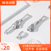 Strong Strength Suction Handle Dental Accessories Aluminum Alloy Strong Straws Weak Straw Suction Salivary Dental Chair Device Strength Conversion Head