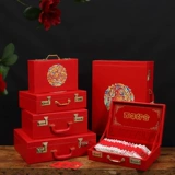 Брачная коробка со свадебной коробкой, красным танком, участвовать в подарочной коробке для невесты свадебная коробка Свадебная рука -коробка с насыщенной коробкой деньги